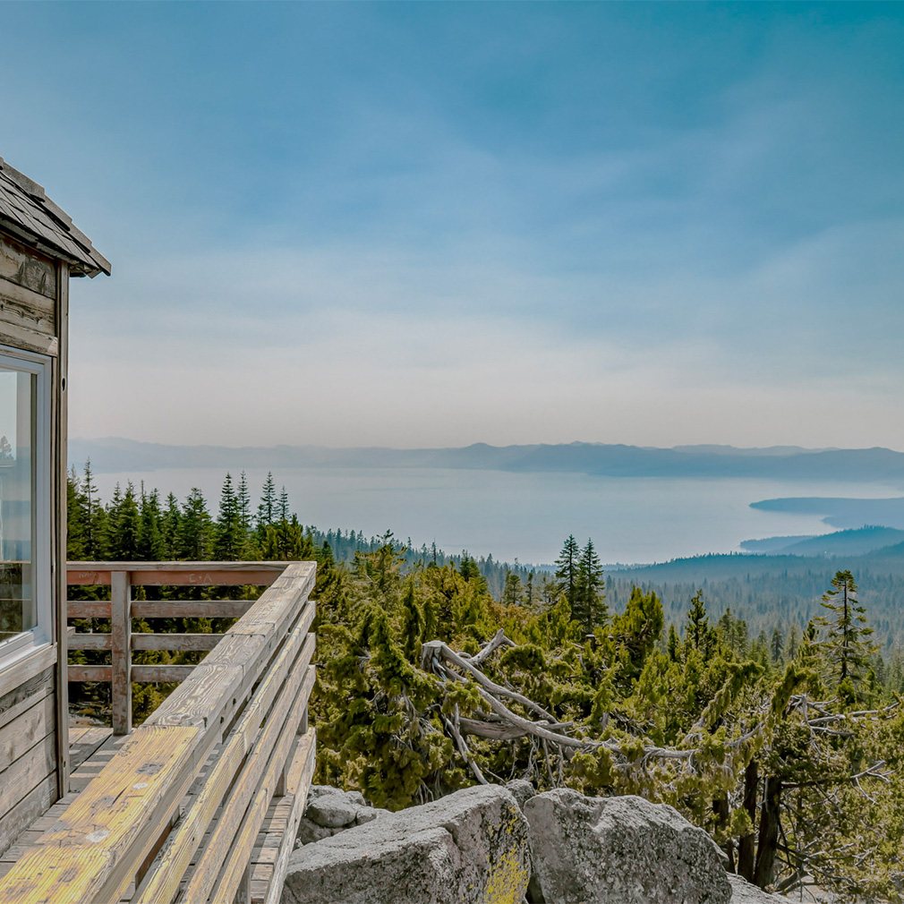 Tahoe Basin from Martis Peak.