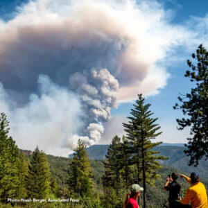 Mosquito Fire smoke plume