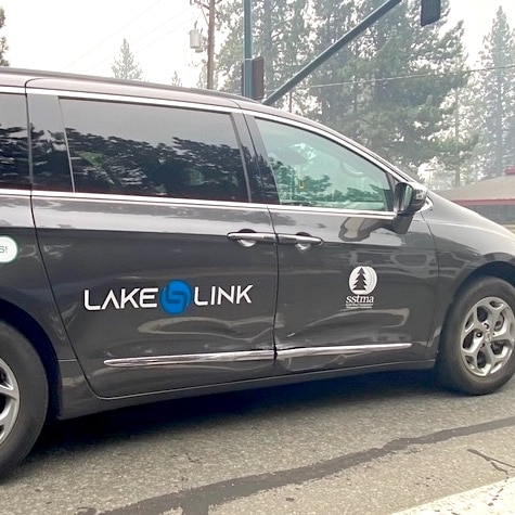 A Lake Link shuttle