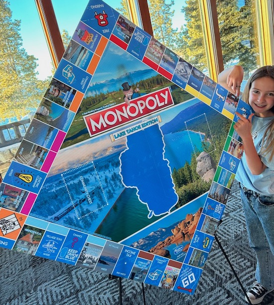 Monopoly: Lake Tahoe edition game board