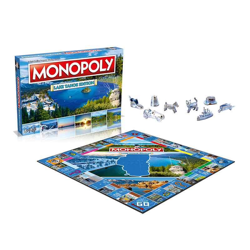 Monopoly: Lake Tahoe Edition game board