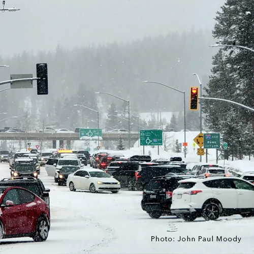 Overwhelming traffic in Truckee