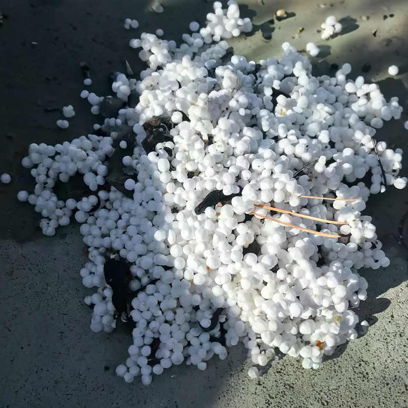 Styrofoam balls polluted Lake Tahoe the winter of 2024.