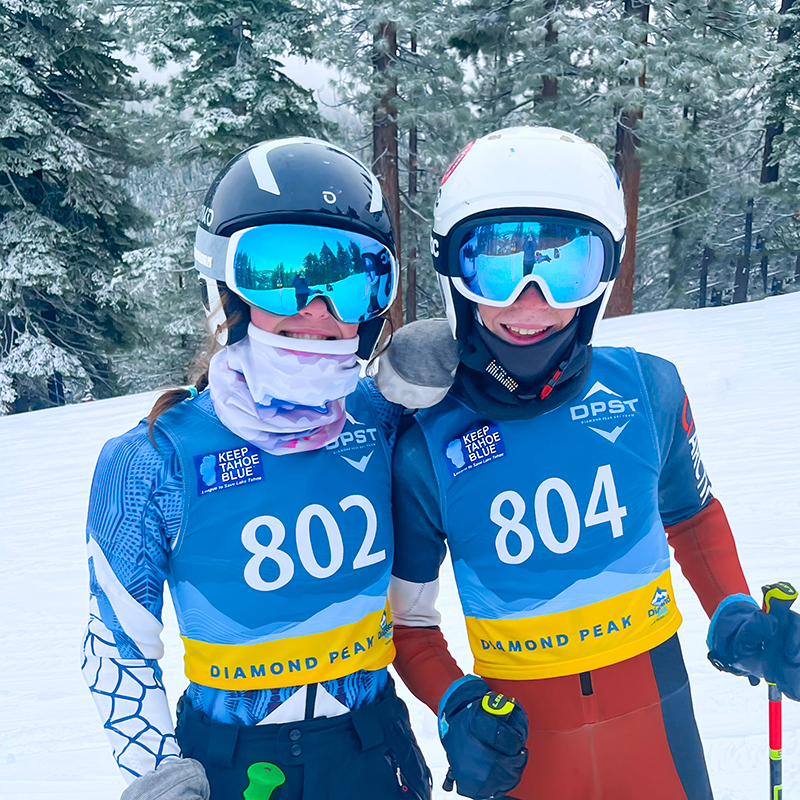 Diamond Peak Ski Education Foundation (DPSEF) Ski Team Keep Tahoe Blue