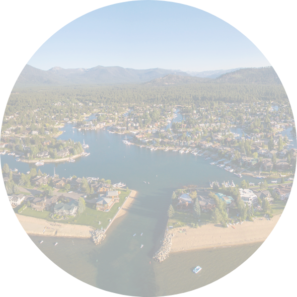 Tahoe Keys aerial, Brian Hawkins