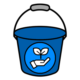 Flex your sustainability bucket icon