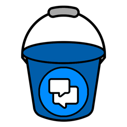 talk about it bucket icon