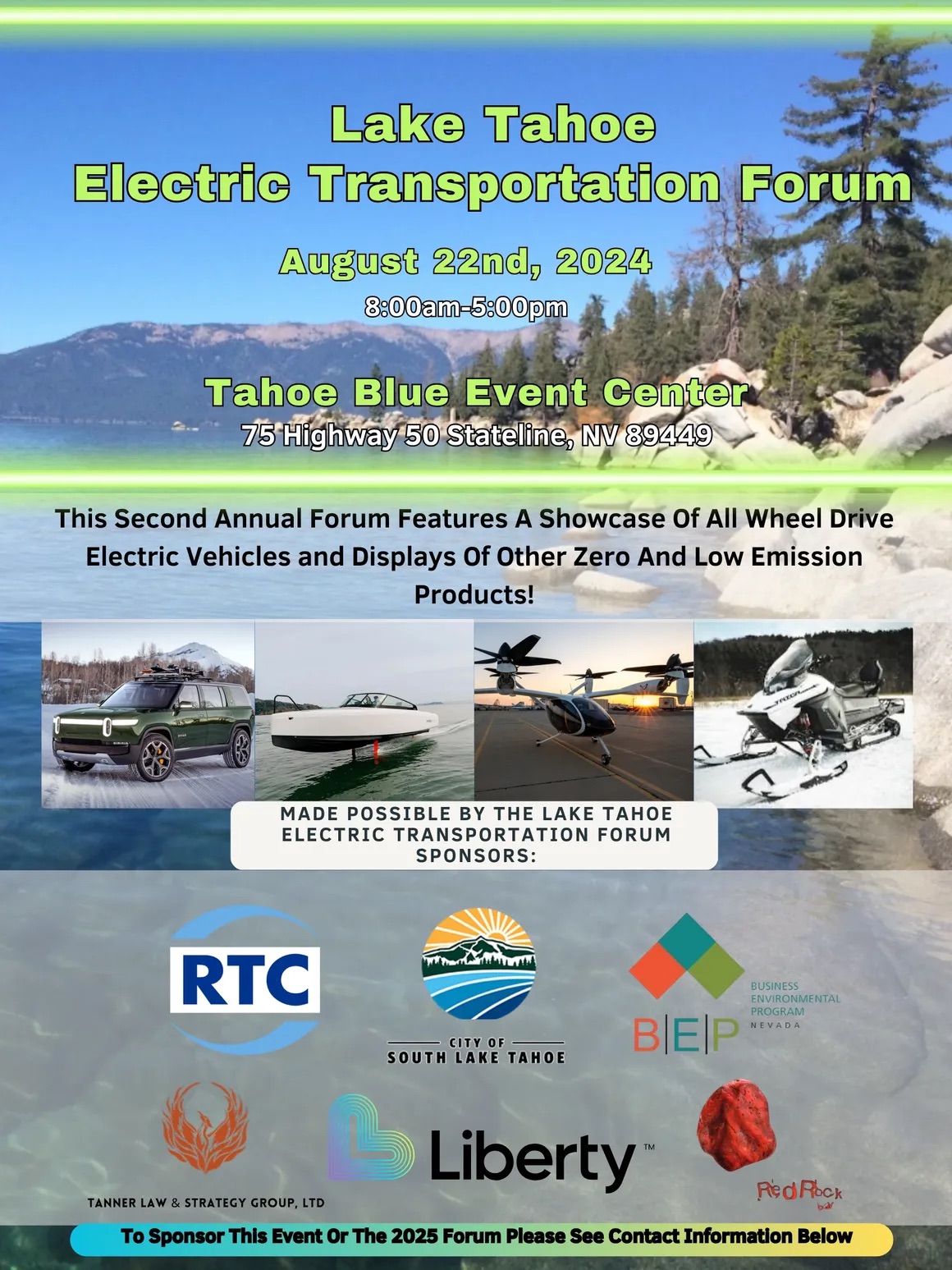 Lake Tahoe Transportation Forum Event 2024