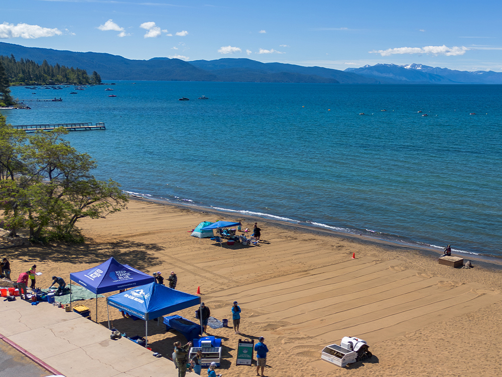 Tahoe Blue Beach program member, Kings Beach SRA.