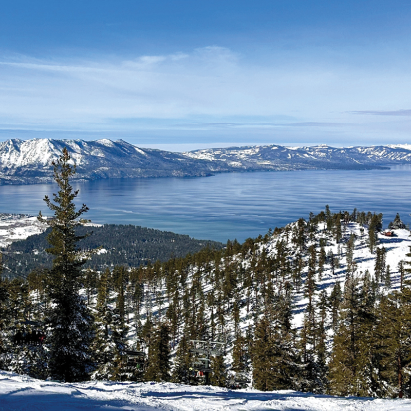 winter in Lake Tahoe