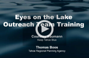 eyes on the lake outreach team training video