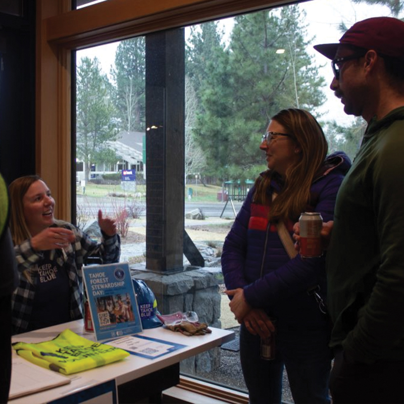 Tahoe Daily Tribune article, Keep Tahoe Blue’s volunteer kickoff on south shore