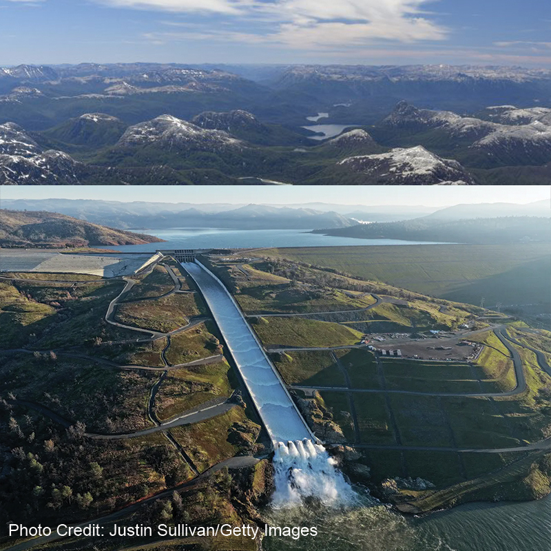 Lake Oroville, Photo Credit: Justin Sullivan/Getty Images