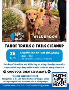 tahoe trails & tails clean up flyer
