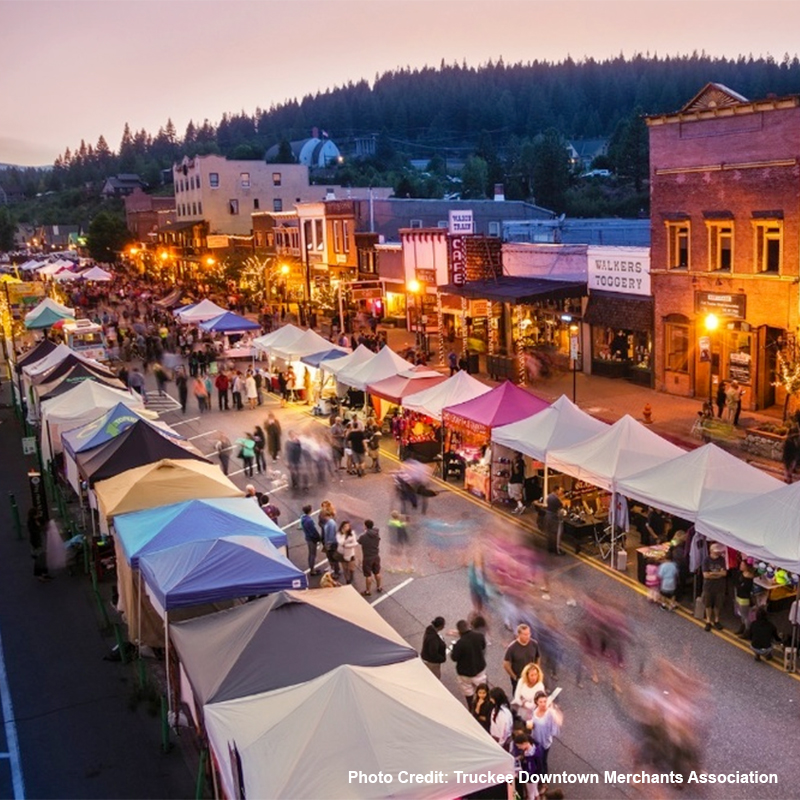 truckee thursday summer street festival. photo credit: Truckee Downtown Merchants Association