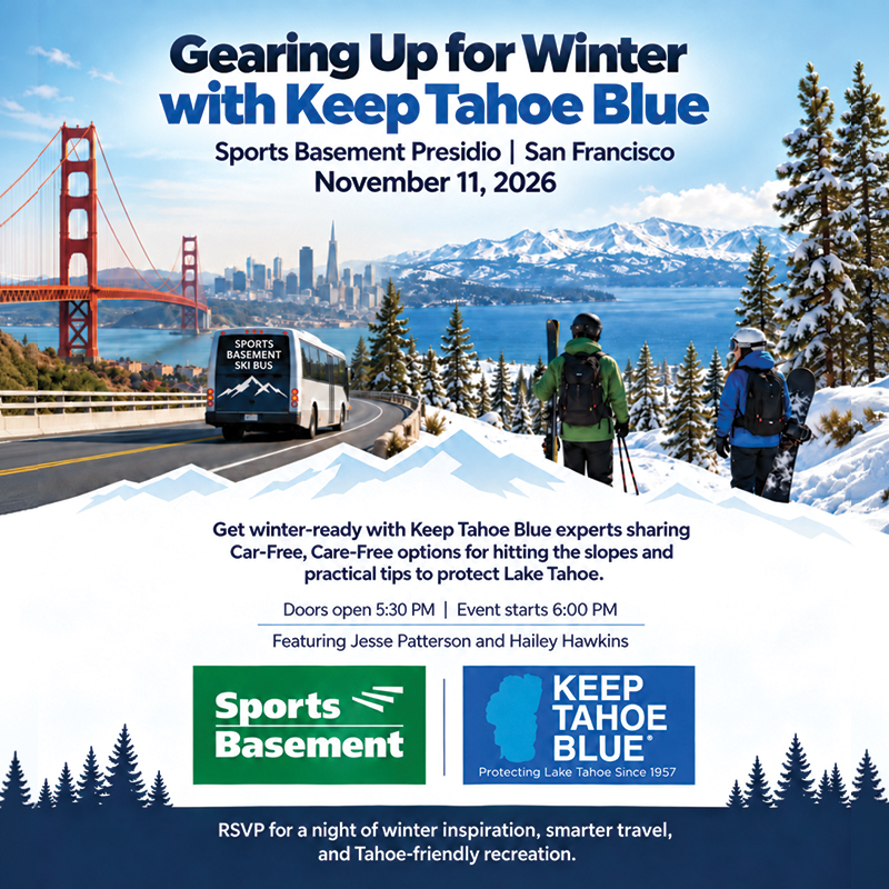 Keep Tahoe Blue x Sport Basement event image