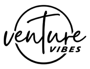 venture vibes, tahoe blue business logo