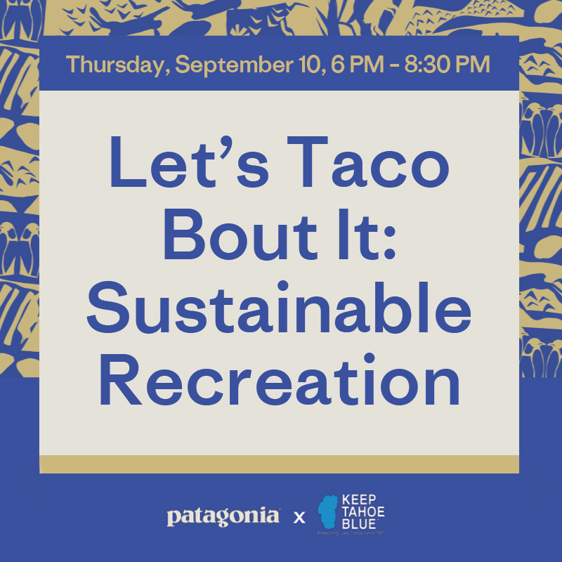 Let's taco about it event, Patagonia outlet reno