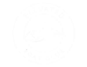 elevated boat club logo, tahoe blue business, keep tahoe blue